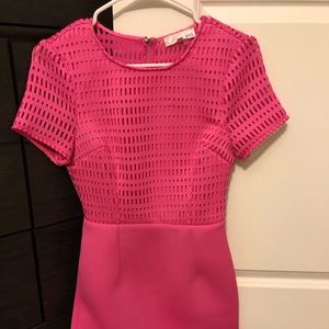 Pink Size Small Dress with mesh see through back!!